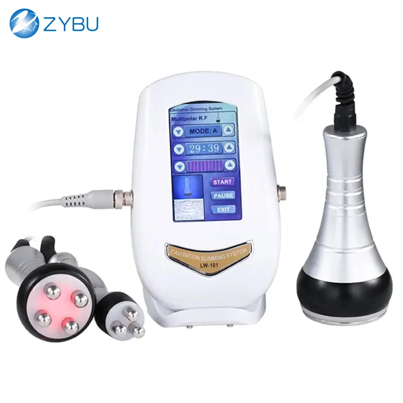 آلة التخسيس المنزلية 3in1 40K التجويف RF فقدان الدهون تقليل تشكيل الجسم شد الجلد رفع جهاز العناية بالبشرة الوجه