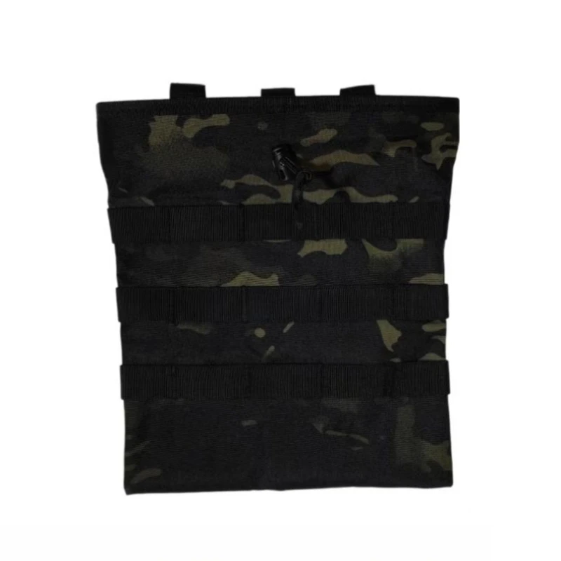 Tactical MOLLE Dump Pouch Multifunctional Camo Magazine Recovery Drop Waist Bag EDC Utility Accessory
