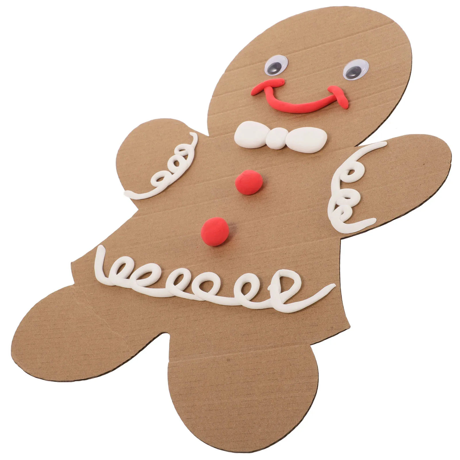 

DIY Gingerbread Man Ornaments Christmas Decoration Kit Xmas Party Supplies Handmade Reusable Family Craft DIY Gingerbread Men