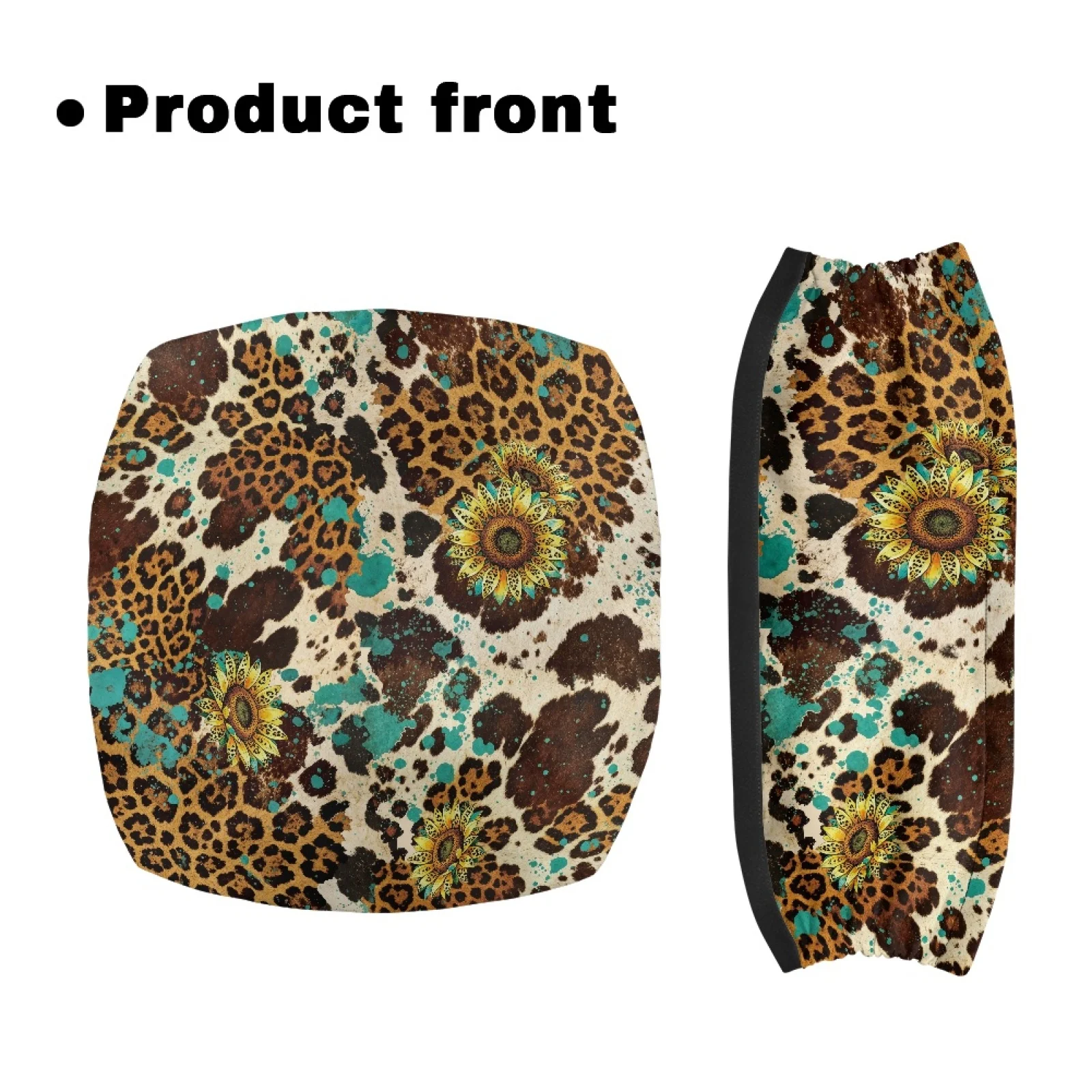 Coloranimal Sunflower Print 2 Pcs Rollator Walker Cover Rollator Seat Cover for Senior Ladies Outdoor