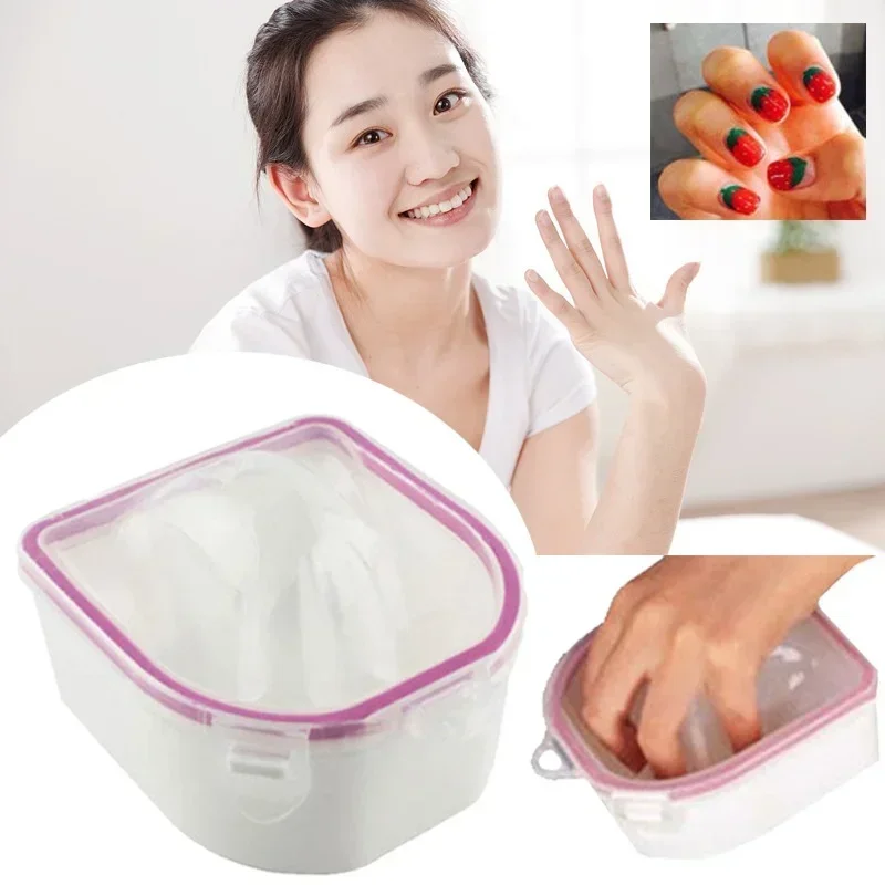 

Nail Polish Remover Soak Bowl Nail Art Treatment Health Tools Durable Horny Care Bubble Bowl