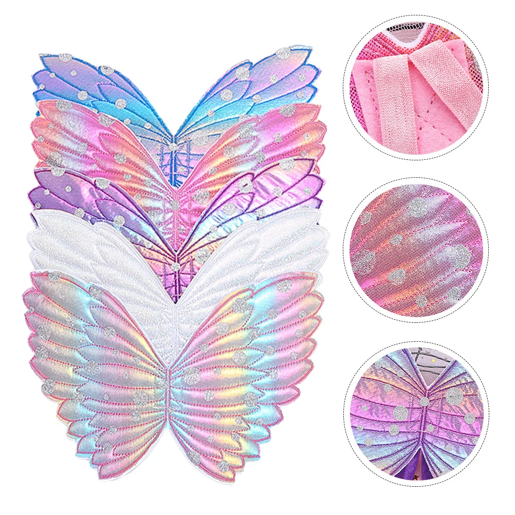 

5Pcs Butterfly Wings Accessories Metallic Fairy for Costume Party Cosplay Props Party Supplies