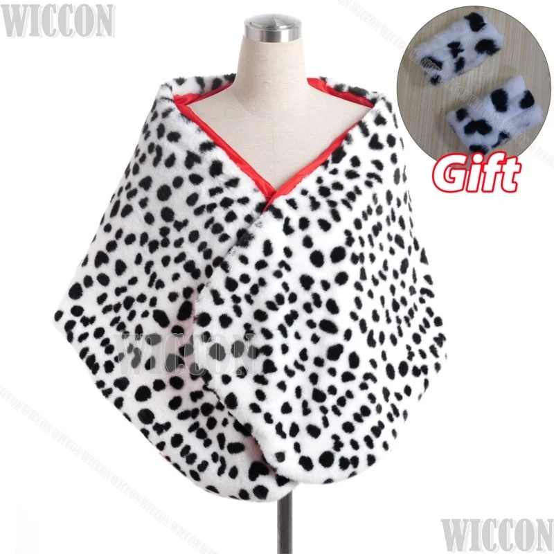 Leopard Fleck Cape Wrap Scialle Accessorio Cosplay Strega Sexy Cool Women Natale Halloween Carnevale Sera Pista Costume da festa