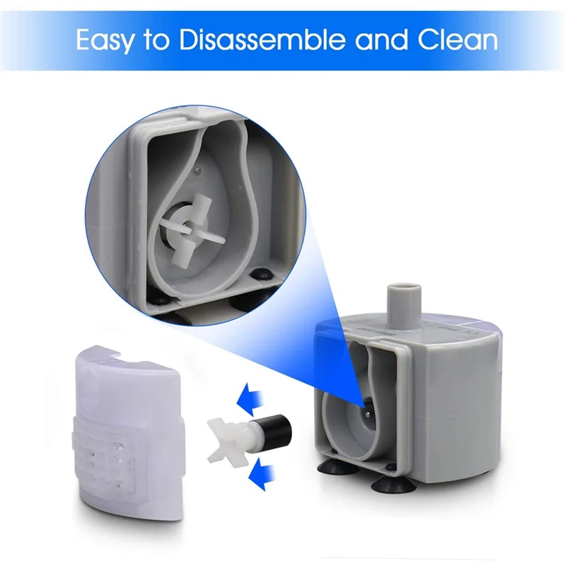 Premium waterpomp LED-licht huisdier fontein Moto onderdelen accessoires voor roestvrijstalen drinkwaterdispenser