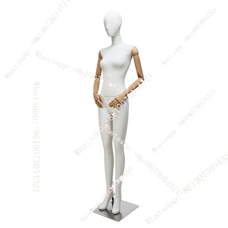 

Новая модель женской манекен-стойки для демонстрации одежды в витрине магазина, с плоскими плечами, обтянутая тканью, для демонстрации на столе, реквизит для витрин.