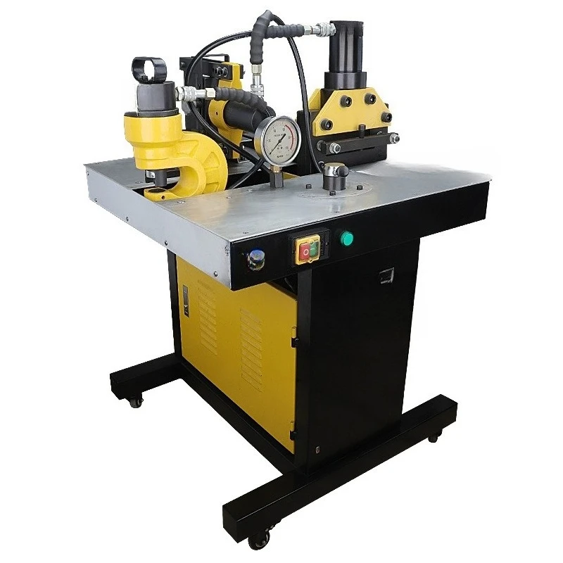 3-in-1 copper bar DHY-150D combined busbar hydraulic busbar processing machine press brake