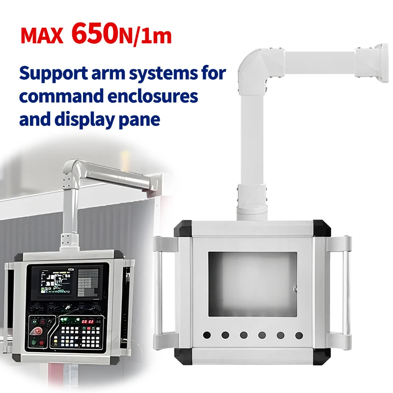

Aluminum hmi heavy support arm system box cantilever hmi arm support control panel55-75