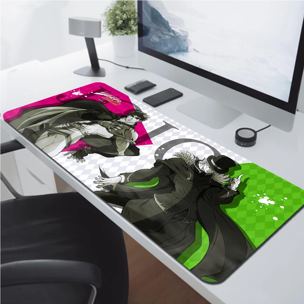 Large Mouse Pad Gaming Mousepad Jojo Bizarre Adventure Joseph Joestar Pc Accessories Desk Protector Deskmat Keyboard Mat Mats