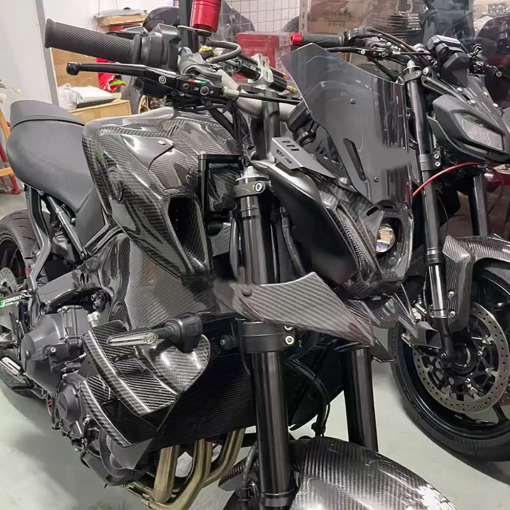 Suitable for Yamaha MT09 SP motorcycle modified carbon fiber housing accessories fender fixed wing