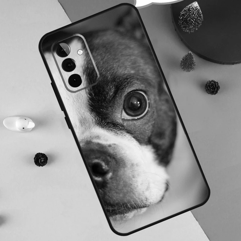 Boston Terrier Dog Case For Samsung Galaxy A55 A35 A25 A15 A51 A71 A12 A32 A52 A13 A33 A53 A54 A34 A14 Cover