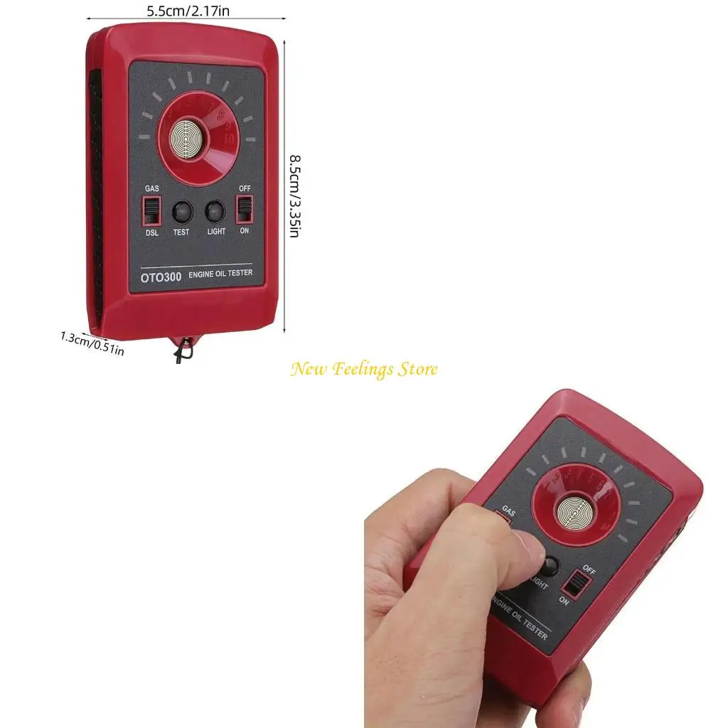 

LED Digital Gas Fluid Tester Motor Engine Oil Quality Detector