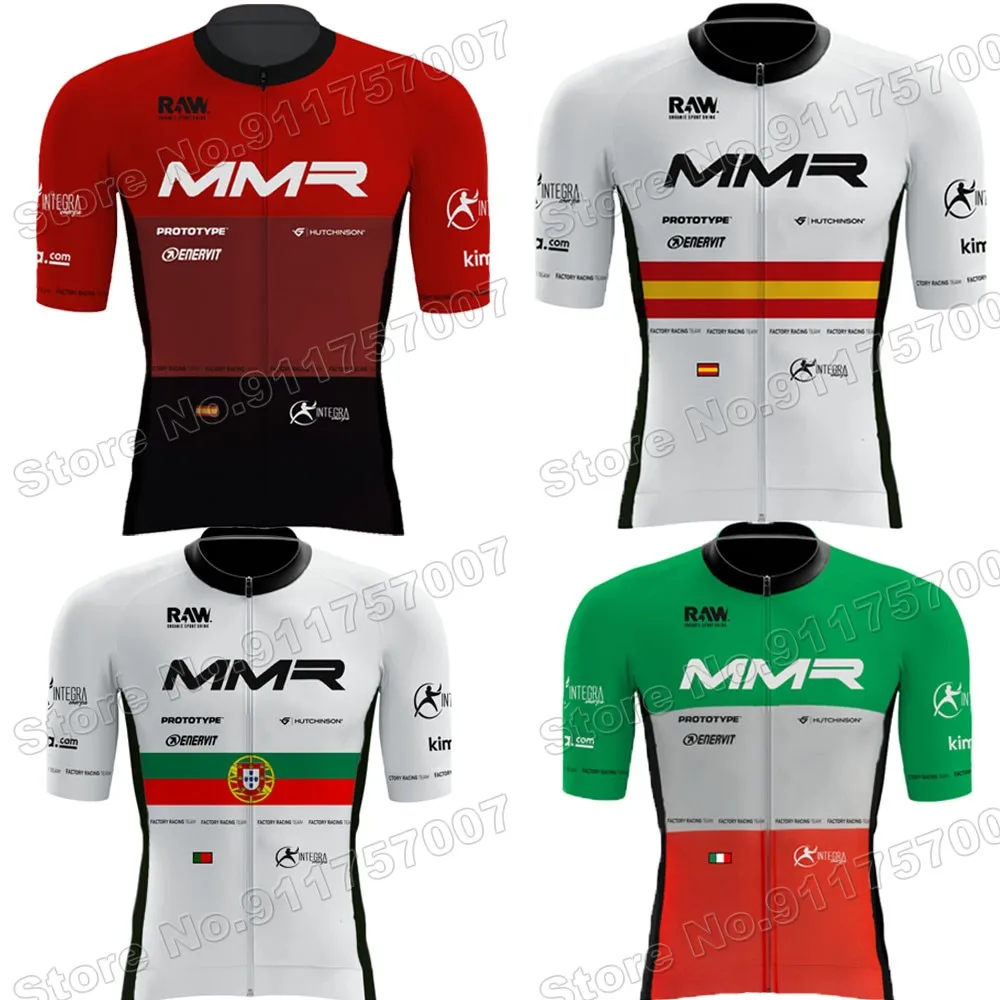 MMR-Camiseta de ciclismo de manga corta para hombre, ropa de ciclismo de España Itlay Portugal, camiseta para bicicleta de carretera, Tops para bicicleta de montaña, 2022