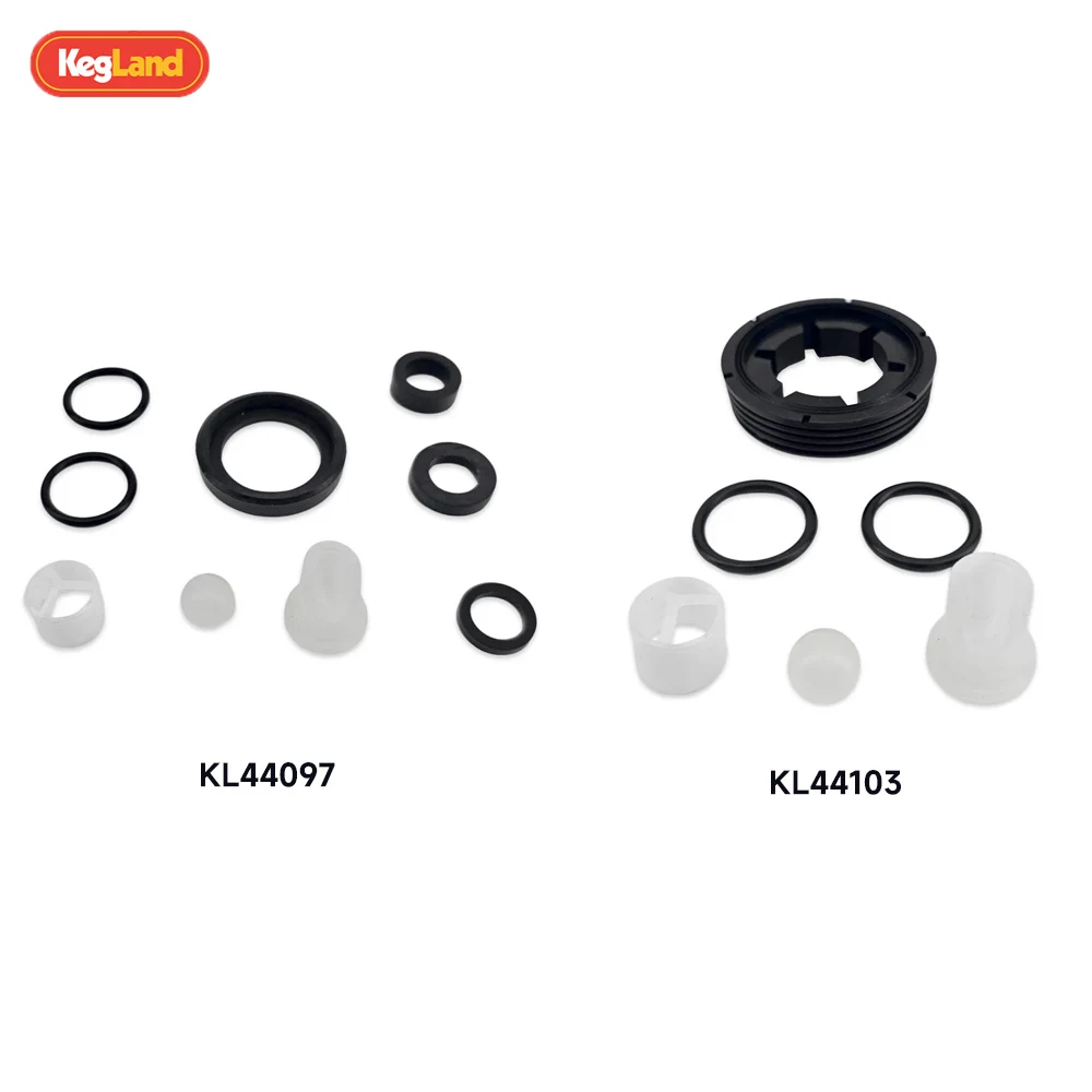 KegLand Silicone O-ring Seal Kits Black Gasket Suit for D & S/ A Type Keg Coupler Home Brewing