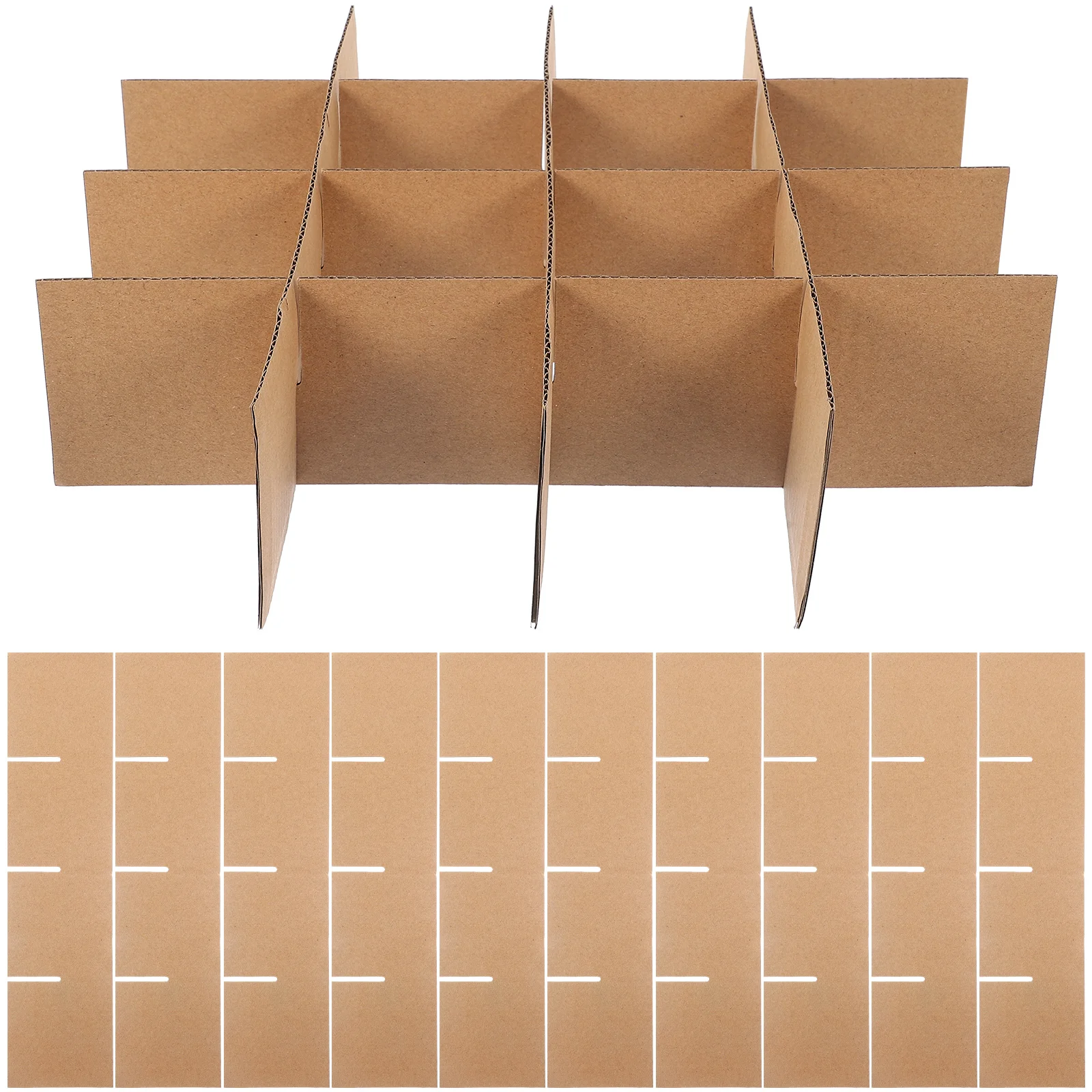 Shipping Carton Dividers Cardboard Boxes for Glass Suite Jar Packing Paper Dish