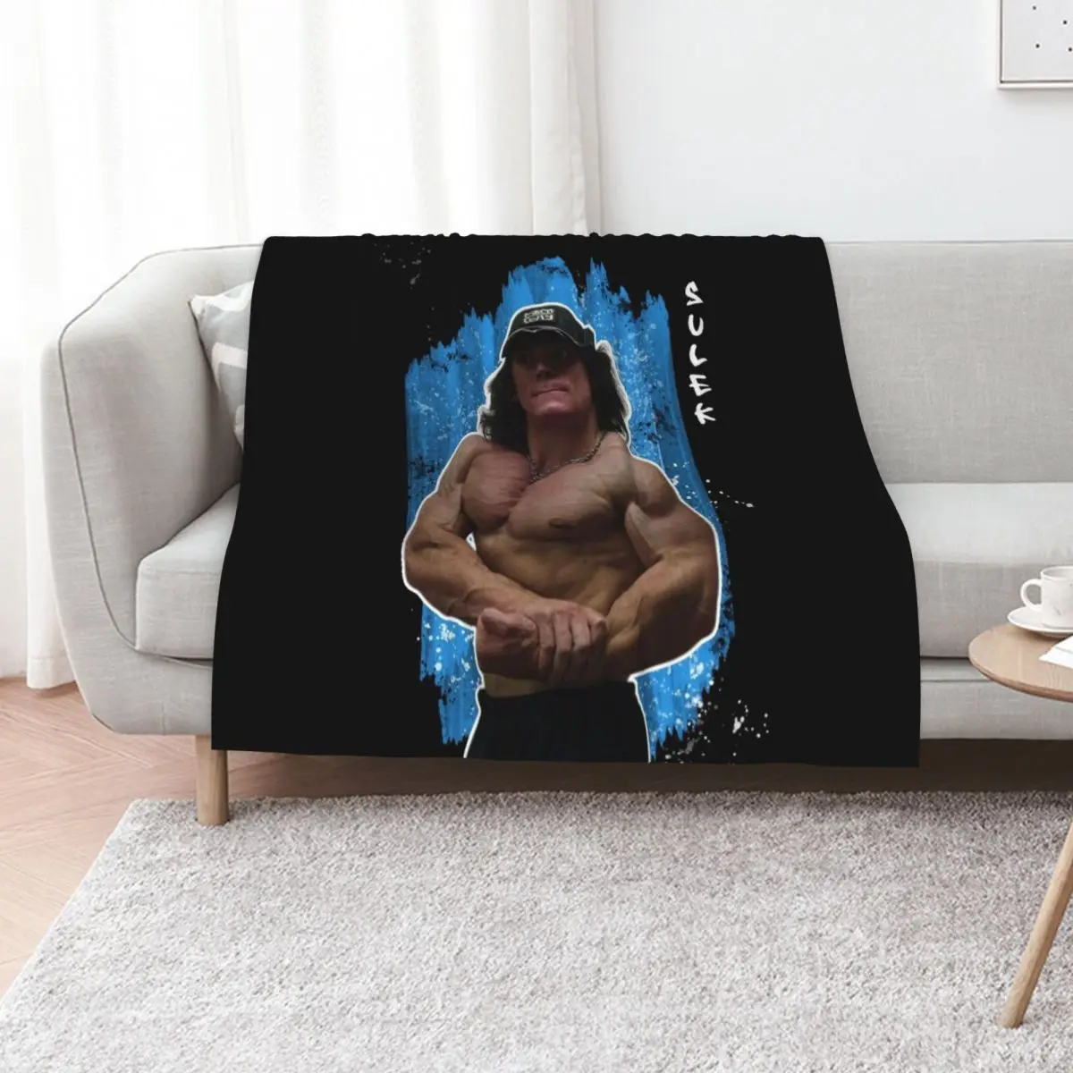 Sam Sulek Aesthetic Motivation Throw Blanket Loose Thermal For Baby funny gift Furry Vintage Blankets
