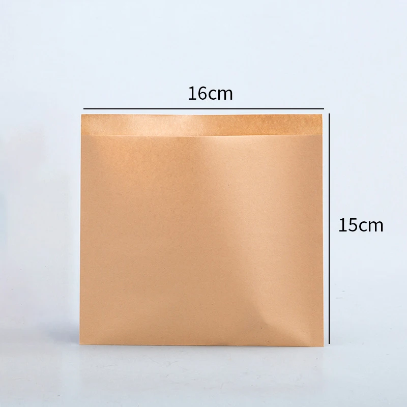 50/100 Pcs Sandwich Wrappers Oil-Proof Bags Party Favor Bag Envelopes Merchandise Bags For Snack Cookie Popcorn Disposable Paper