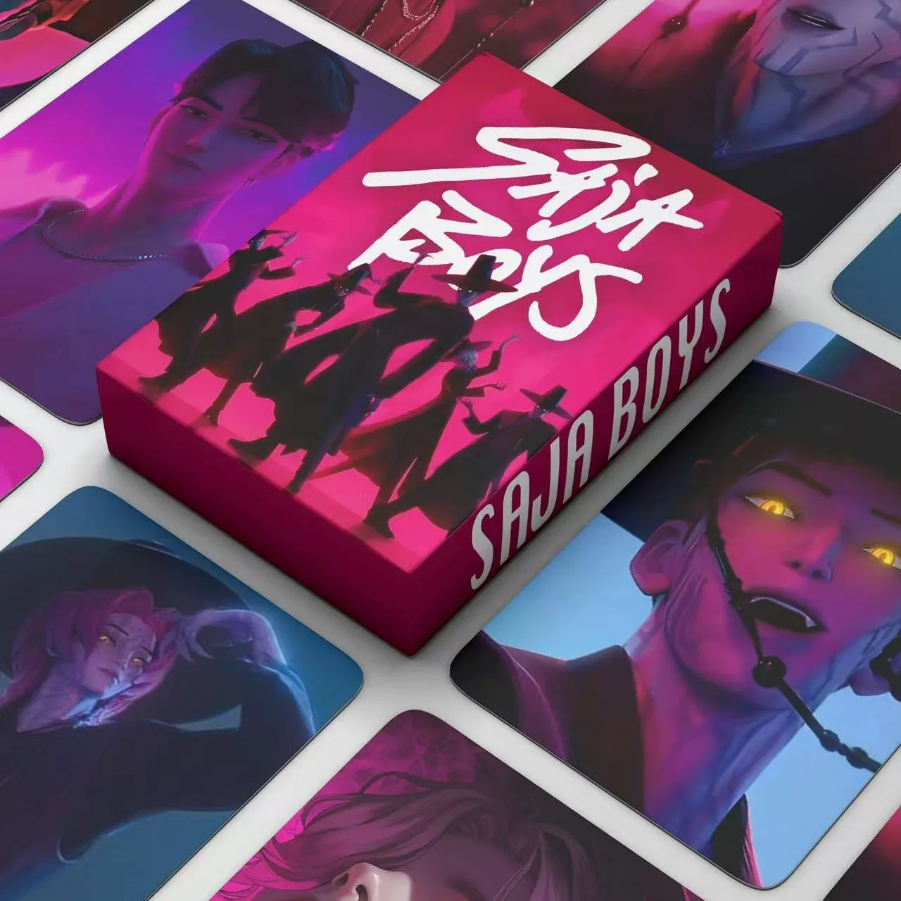 

55pcs K-POP Demon Hunters/X Saja Boys LOMO Cards - Demon Hunters Anime HD Photocards, Movie Collectibles Fans Gifts