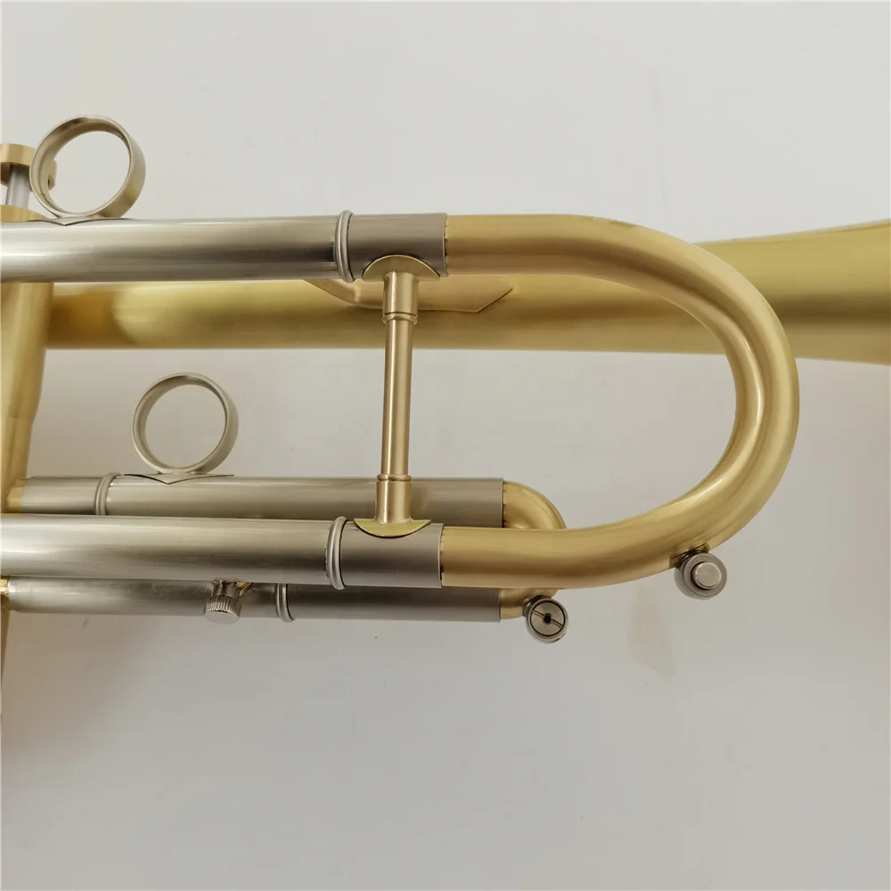 Longer Main Slide Bb Trumpet with Best Quality case  Professional Trumpet