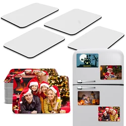 10Pcs Sublimation Blanks Fridge Magnets Personalized Sublimation Blanks Products For Fridge Home Kitchen Office Decoration