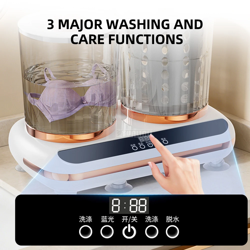 

Portable Compact Laundry Appliance Small Sock Washer Waschmaschinen
