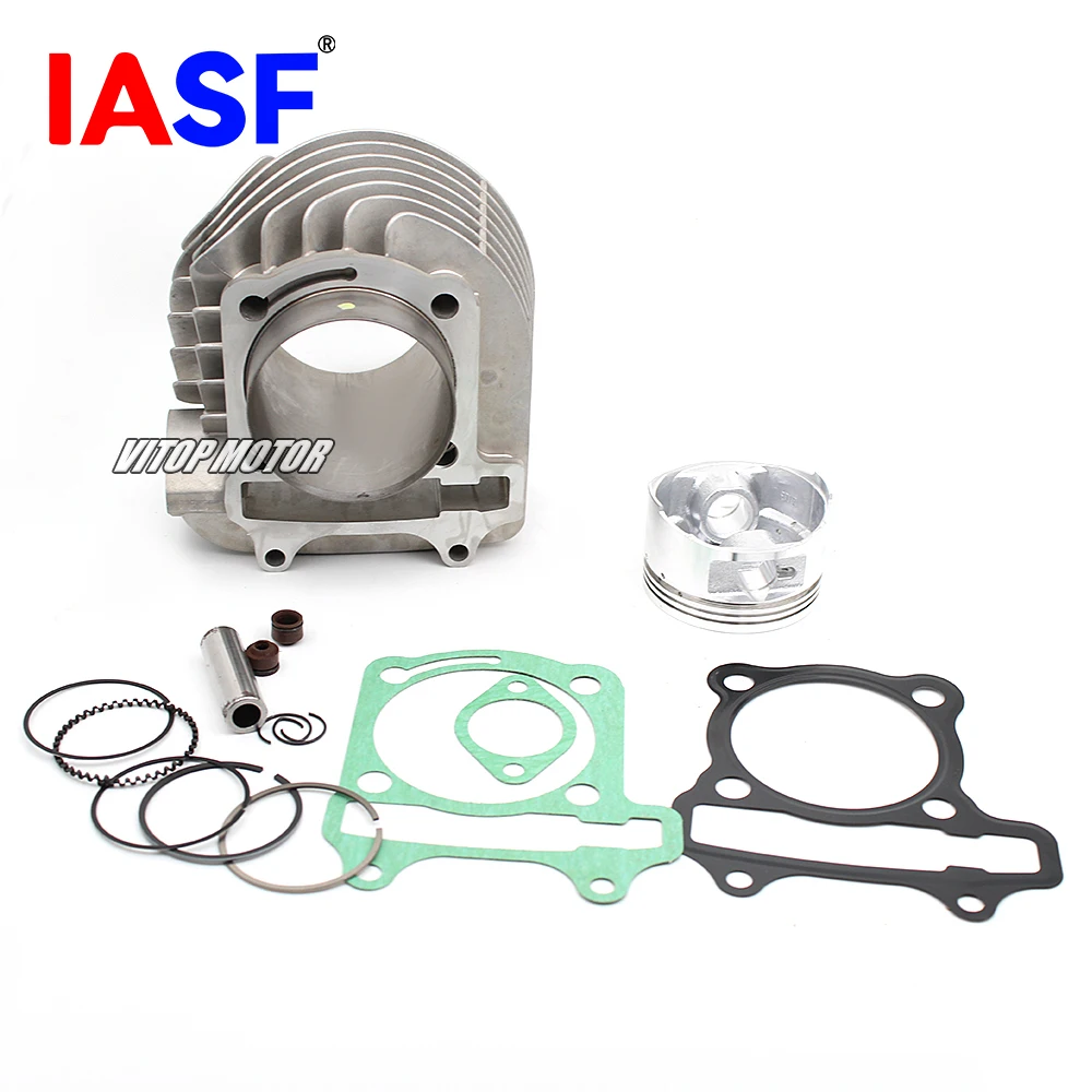 Engine Chinese ATV180 Quad 4 Wheeler Go Kart 62.5mm Bore Cylinder Kit For 4 Stroke GY6 B 170cc 180cc 200cc 1P63QML