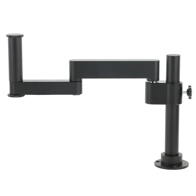 Industrial Lab Collapsible Extension Type Desktop Video Stereo Microscope Stand Holder Bracket Support For 76mm 50mm Focussing