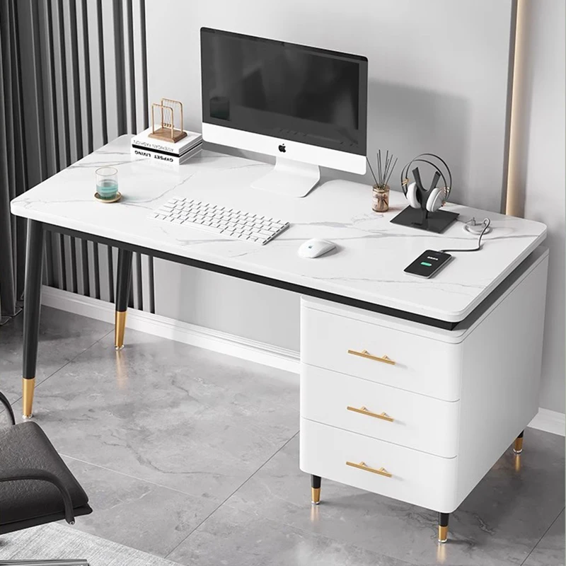 

Student Corner Makeup Desk Executive Accessories Gaming Modern Office Desk Table Room Scrivania Angolare Tablo Home Furniture