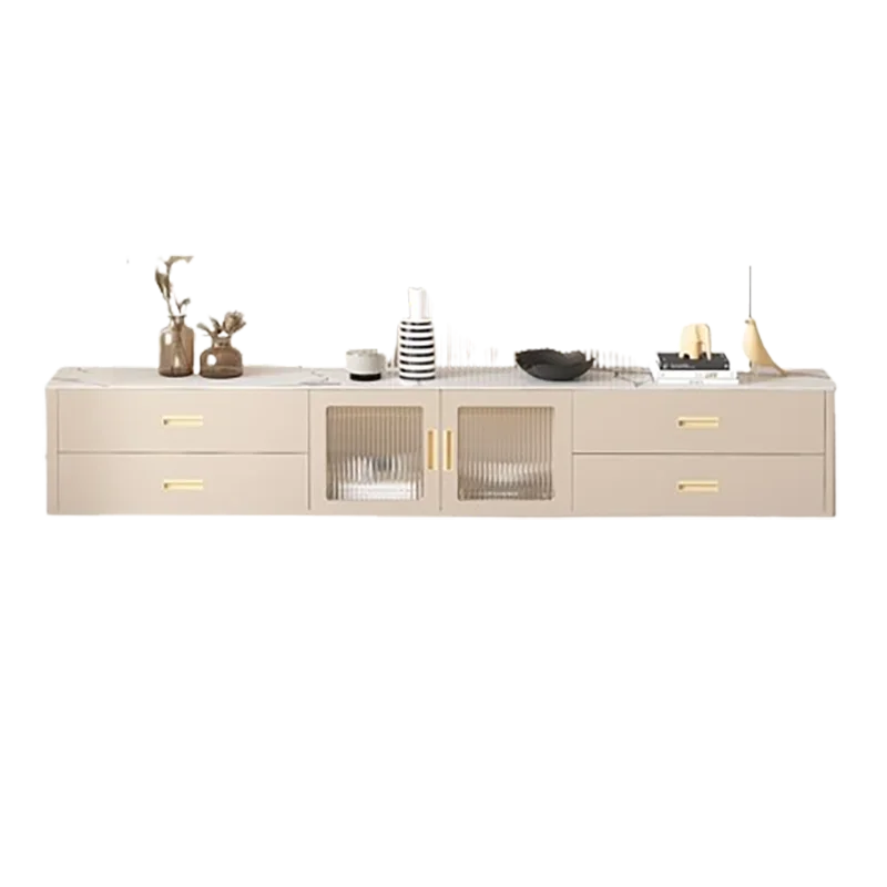 حامل تلفاز أبيض ساحر ممتاز وبسيط وأنيق وبسيط وخزانة تلفزيون بسيطة وأنيقة من Muebles De Salón Para Tv أثاث منزلي #5