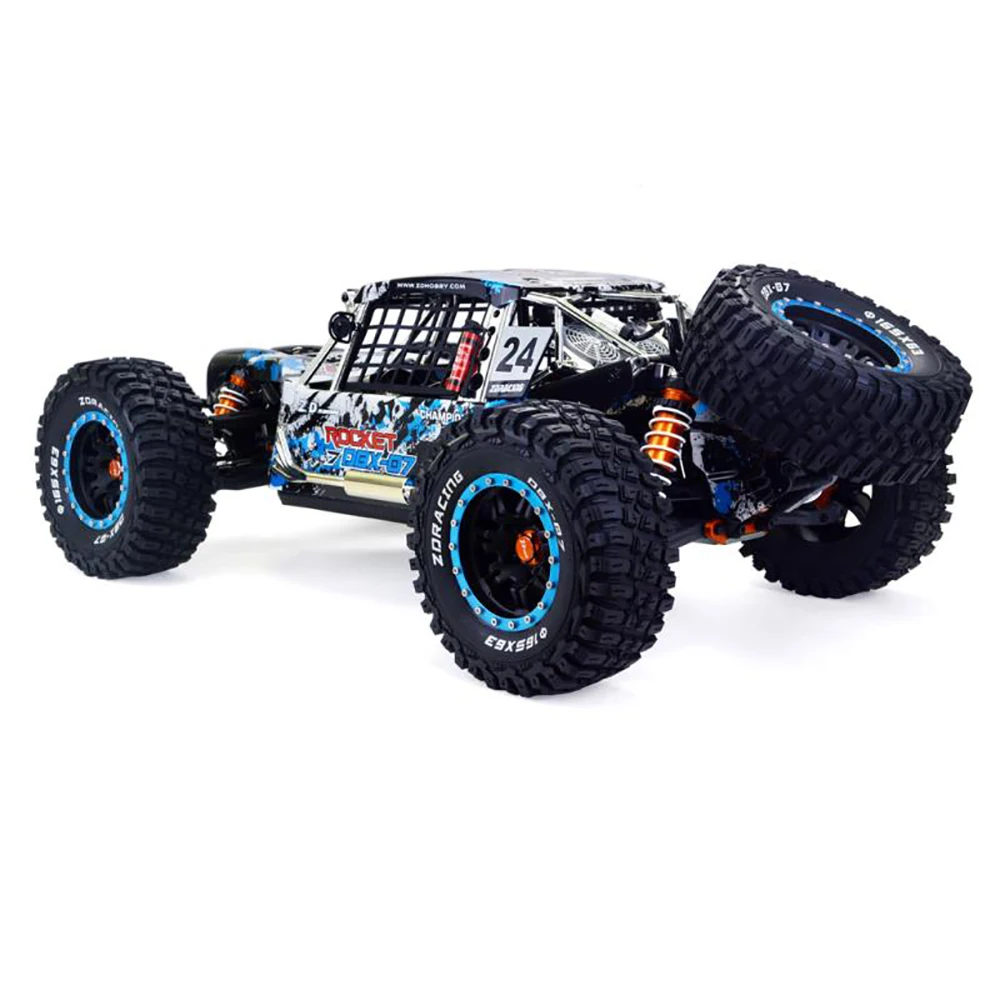 ZD RACING DBX-07 RC Car 1/7 80km/h Power Desert Truck 4WD Off-road Buggy 6S Brushless Remote Control Vehicle RTR Toys Boy Gift