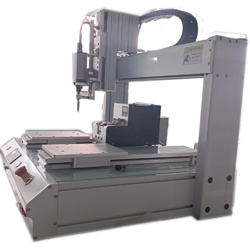 Machine à vis de verrouillage automatique à onduleur, Machine de serrage à vis à double station