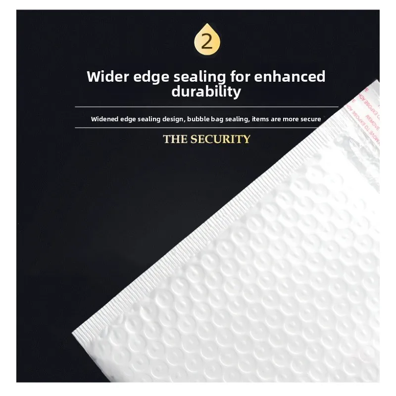 All-in-one Courier Packing Bags Self-sealing Shockproof Pearlized Film Bubble Envelopes for Secure Shipping & Mailing