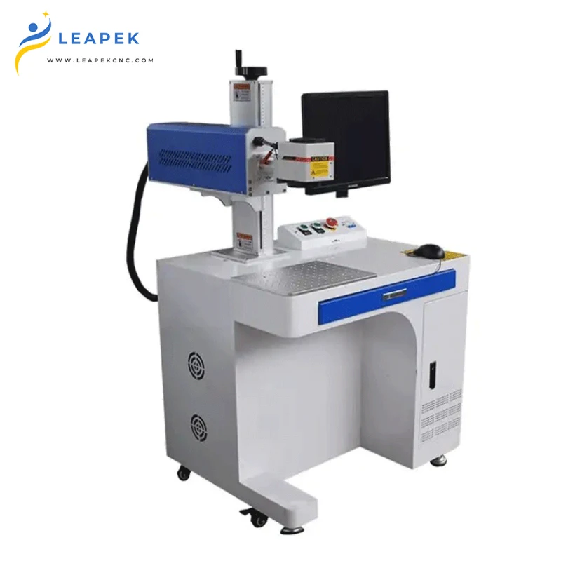 desktop RF co2 lasermarkeermachine voor houtambachten 30w 40w 50w 60w