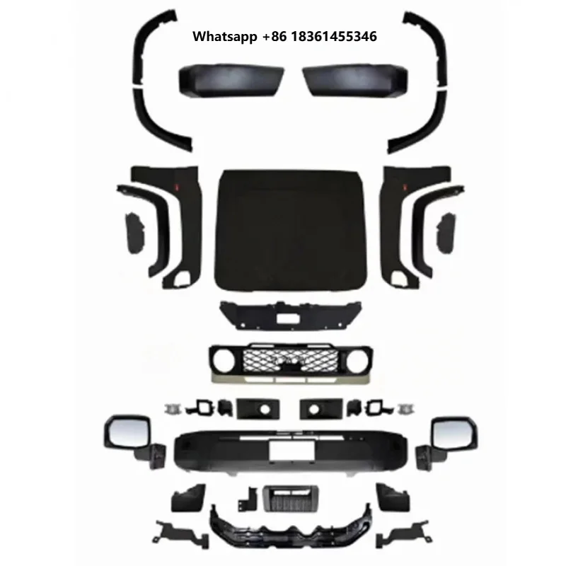 

For LC70/LC76/LC79 Upgrade Kit Facelift Body Kit Bumper Bonnet Head Lights