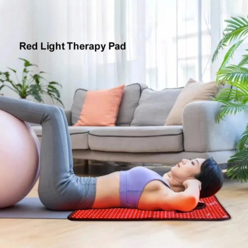 

360-компонентный пояс для терапии красным светом, грелка для талии, спины, плеч, мышц, облегчение боли, расслабляющий инфракрасный свет для устройства тела, подушка