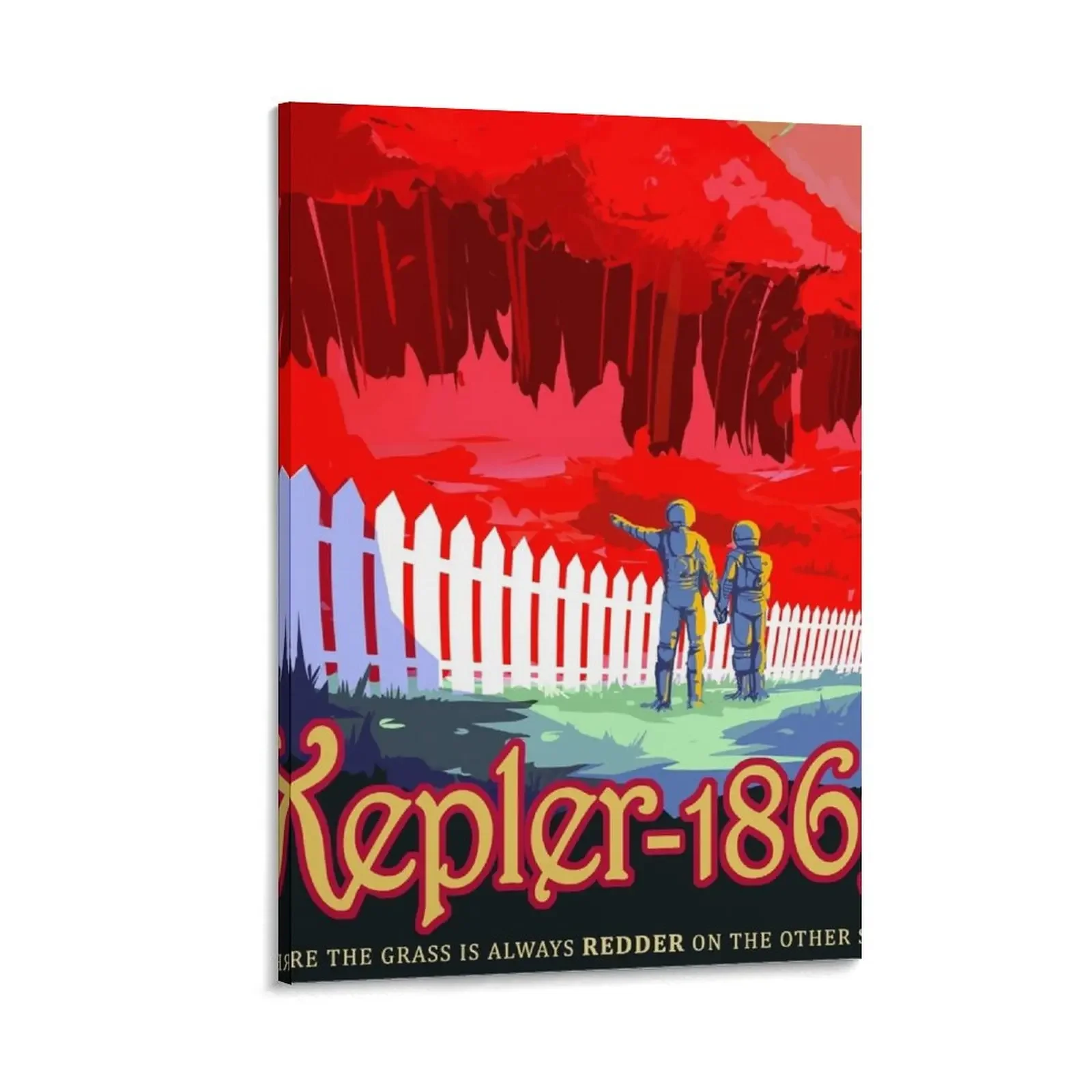 

NASA Space Tourism Posters: Kepler 186f Canvas Painting office decoration anime decoration room decoration accessories