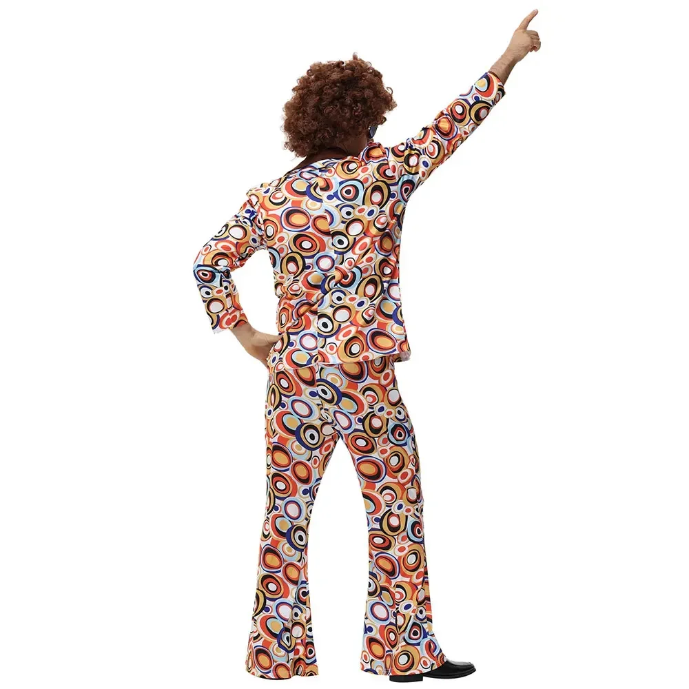 

Костюм для косплея на Хэллоуин в стиле ретро 80-х, диско-платье с длинными рукавами, карнавальный наряд для тематических вечеринок и ролевых игр, унисекс для взрослых