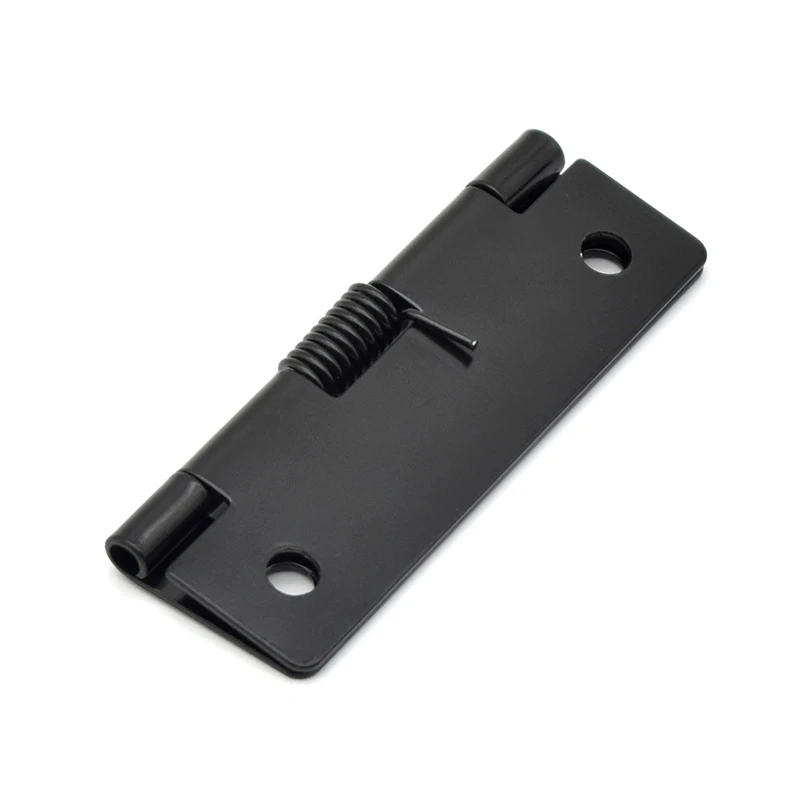 304 stainless steel spring hinge, elastic automatic closing hinge, 0 degree reset and return hinge