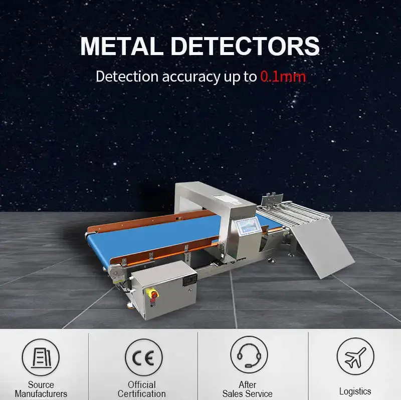 Light mushroom metal detector in food