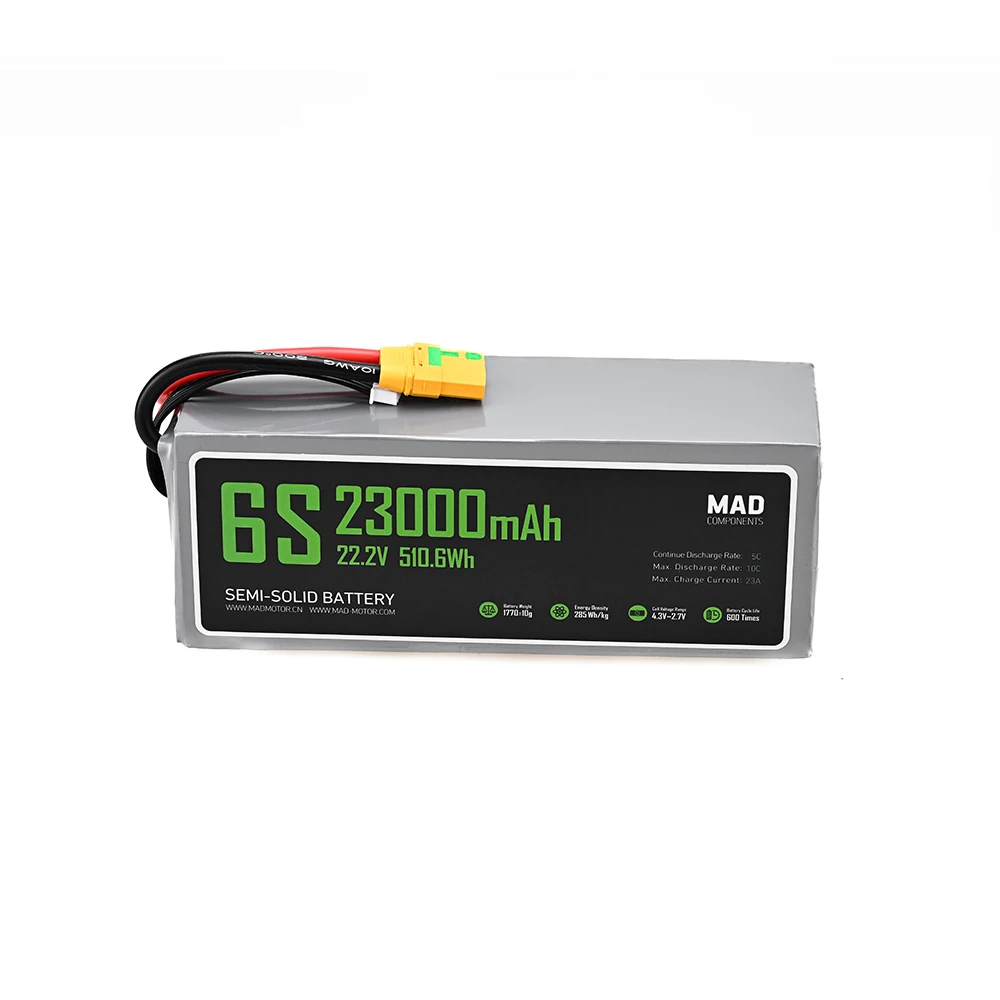 MAD 6S 23Ah Drone Solid State Lithium-ion Battery