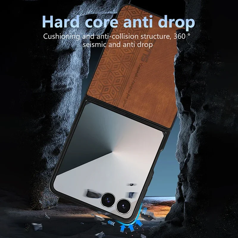 حافظة لهاتف سامسونج جالاكسي Z Fold7 5G حافظة فاخرة من جلد البولي يوريثان غطاء خلفي واقٍ لهاتف سامسونج جالاكسي Z Fold7 5G #3