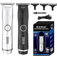 Kemei professional Hair Trimmer For Men Beard Clipper Electric Face Body Trimmer Rechargeable Haircut Machine Groin Ball Shaver