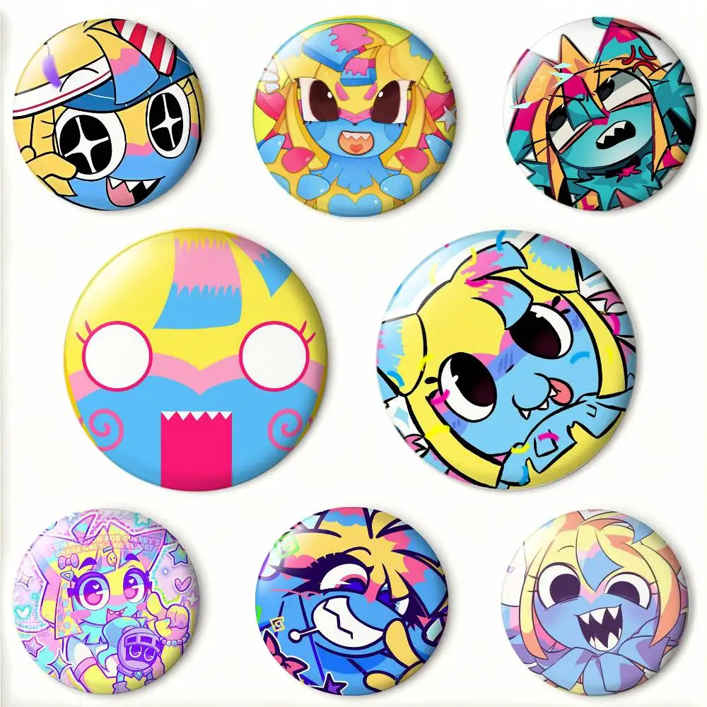 

Y-Yatta Anime Badges 25 32 44 58 75 mm Round Fans Collect Friends Gifts Brooch Souvenir