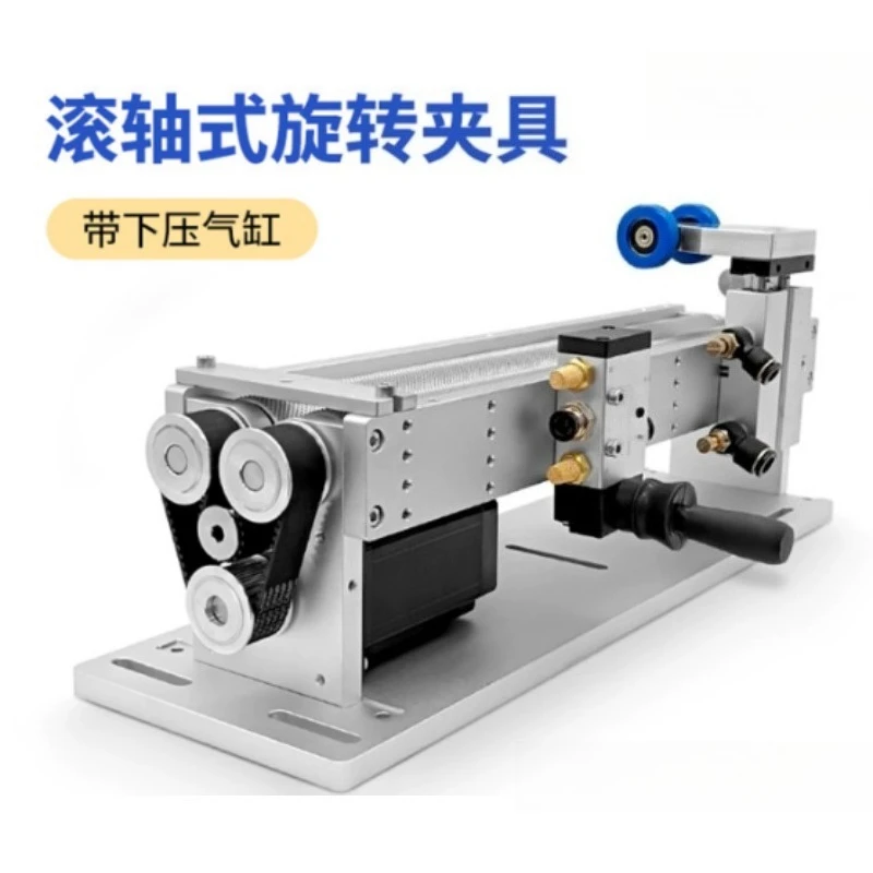 Rotating Roller Welding Positioner with Knurling Shaft, Rotatable Turntable, Suitable for Manual Welding