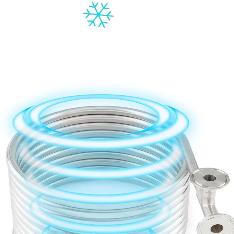 Φ16mm OD50.5mm Countercurrent Cooling Coil Dephlegmator/Distillation Condenser For Homebrew Beer Distillation,Reflux,SS304