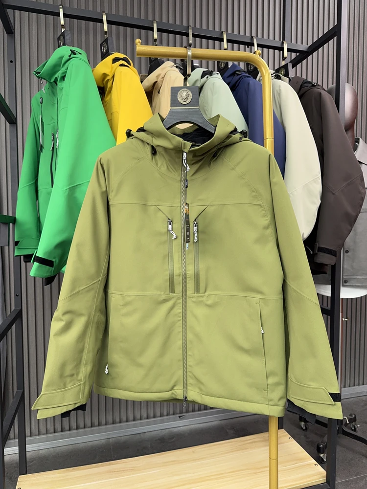 

Svip Xiong 5K Core Heat P Cotton Winter Men's Outdoor Hooded Thermal Ski Jaet Cotton Coat Cotton Clothes Faion Urban Basic