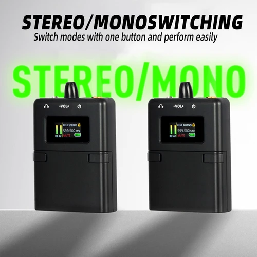 Imagen 2 del producto Paulkitson TFT-4s Sistema de monitoreo inalámbrico intrauditivo Mono/estéreo Equipo de monitoreo de escenario profesional Procesamiento de audio de 24 bits