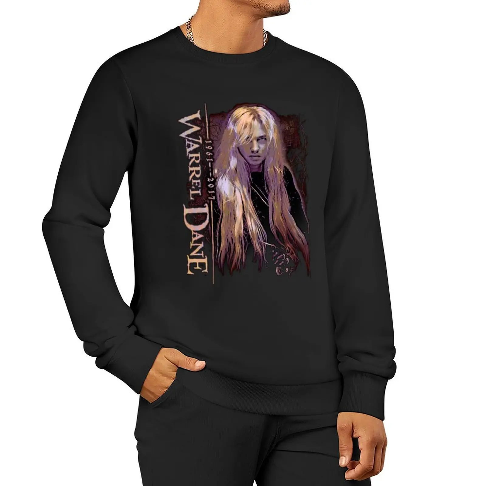 Warrel Dane Tribute Pullover Hoodie autumn new products sweatshirts