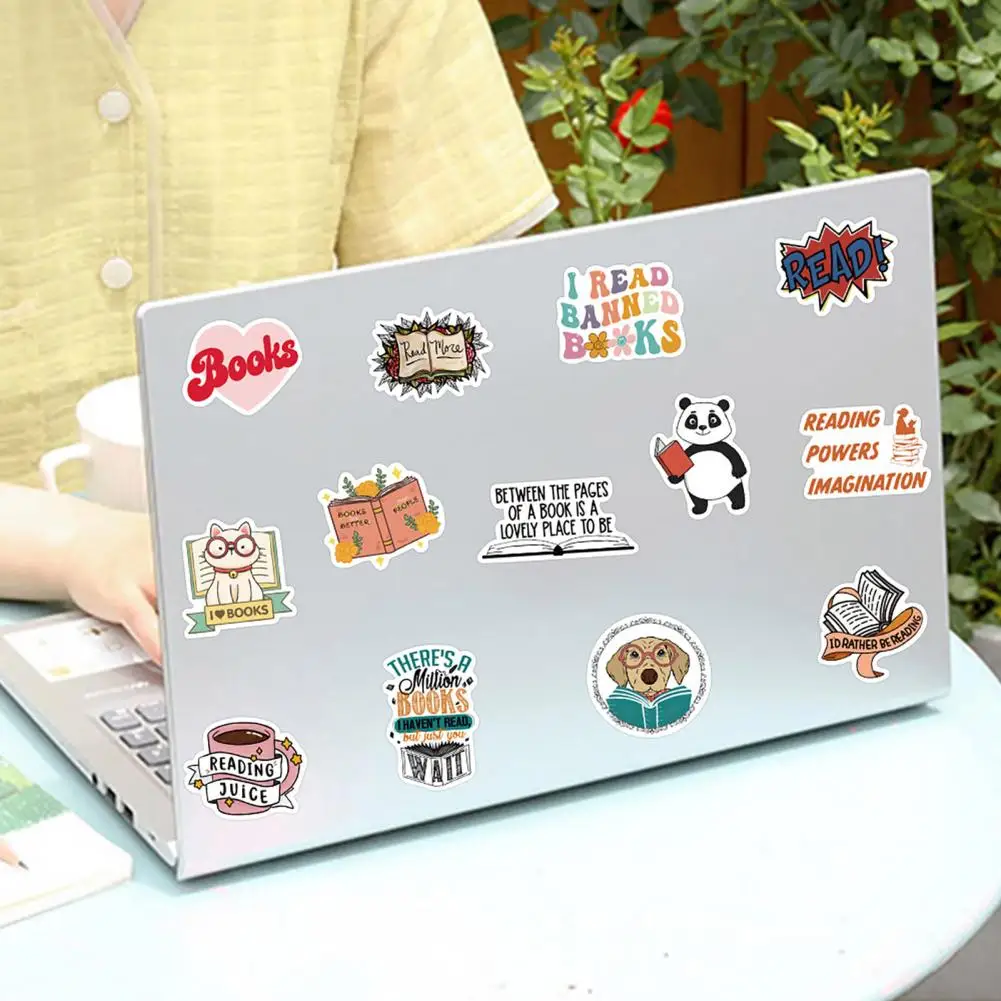 50 шт., многоразовые наклейки для книг, для чтения