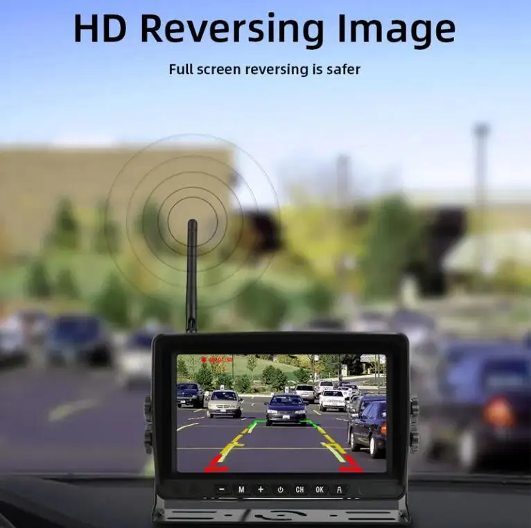 نظام لاسلكي رقمي 1080 بكسل عكس المعونة شاحنة ثقيلة Mdvr 256 جيجابايت شاشة رباعية مع نظام 4 قطعة