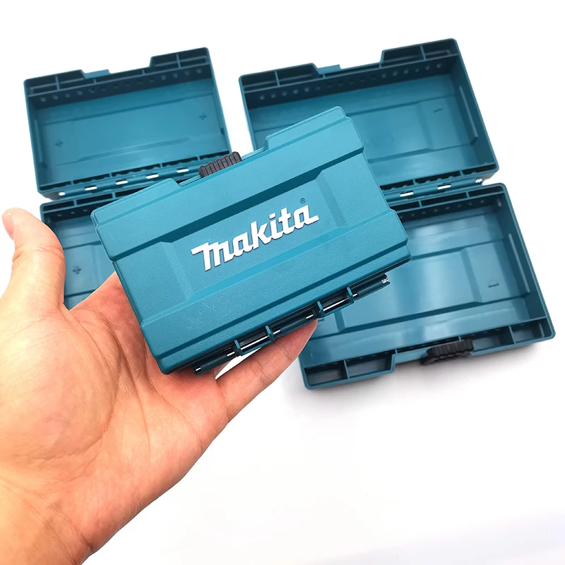 Makita Original Tool Accessories Storage Box Drill Bits Screw Magnet Socket Hardware Parts Home Style Portable Small Case